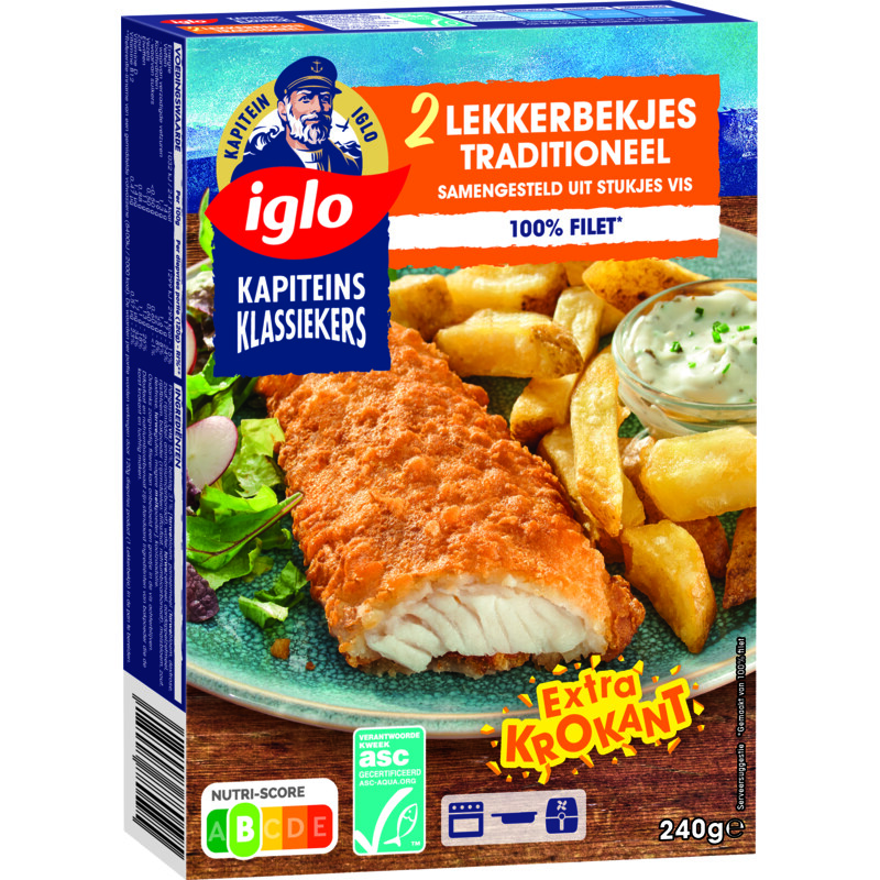 Een afbeelding van Iglo Lekkerbekje traditioneel
