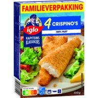 Een afbeelding van Iglo Fish&fun crispino's familieverpakking