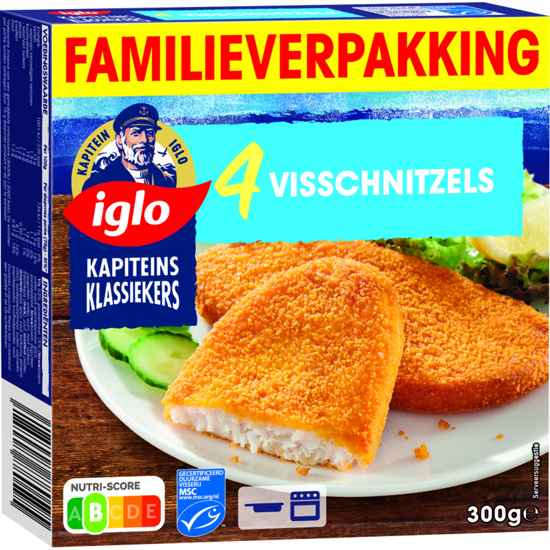 Een afbeelding van Iglo Visschnitzels