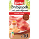 Plakken spek (voorverpakt)
