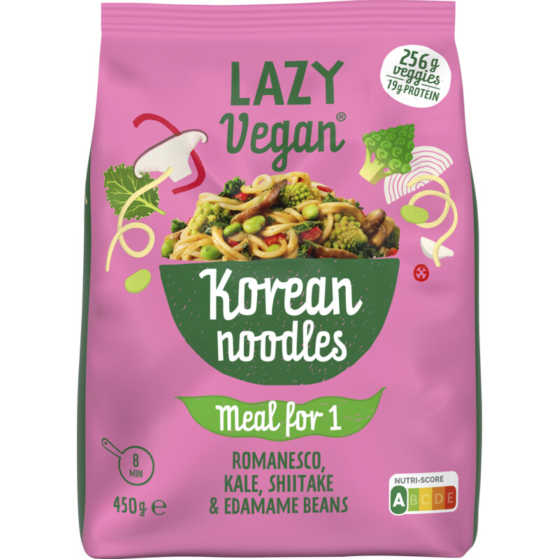 Lazy Vegan Korean noodles maaltijd bestellen Albert Heijn