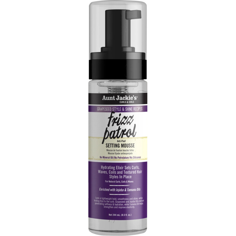 Een afbeelding van Aunt Jackie's Frizz patrol setting mousse