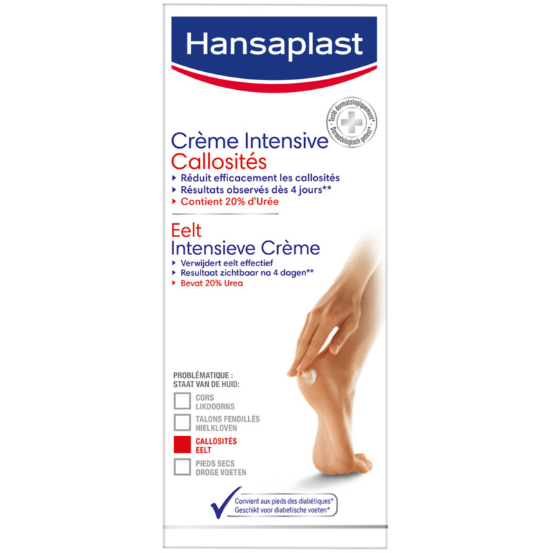 Een afbeelding van Hansaplast Anti-eelt intensieve crème