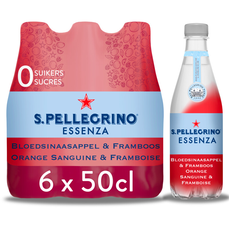 Een afbeelding van S. Pellegrino Essenza bloedsinaasappel 6-pack