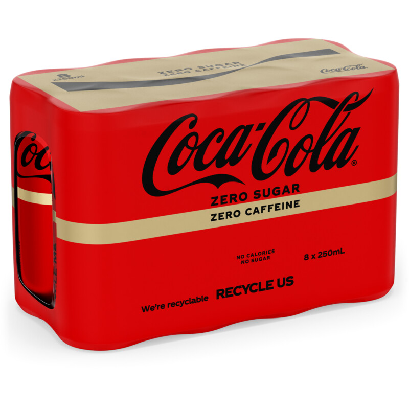 Een afbeelding van Coca-Cola Zero no caffeine 8-pack bel