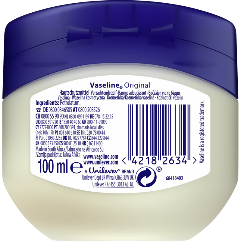 Een afbeelding van Vaseline Petroleum jelly original