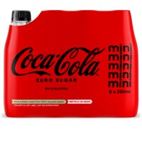 Een afbeelding van Coca-Cola Zero pet 8x25cl BEL