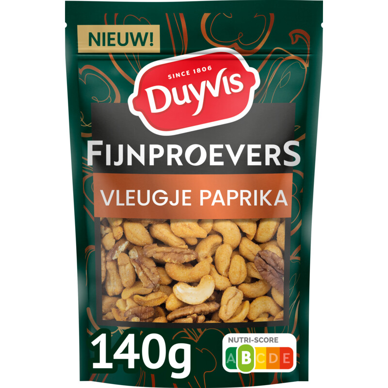 Een afbeelding van Duyvis Fijnproevers paprika cashew & pecannoot
