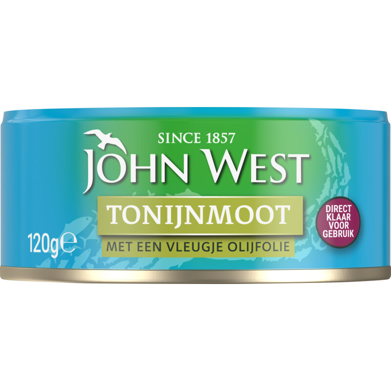 Een afbeelding van John West Tonijnmoot met een vleugje olijfolie