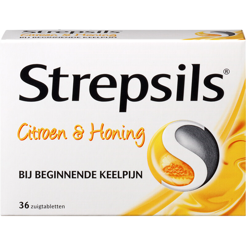 Een afbeelding van Strepsils Keeltabletten citroen & honing