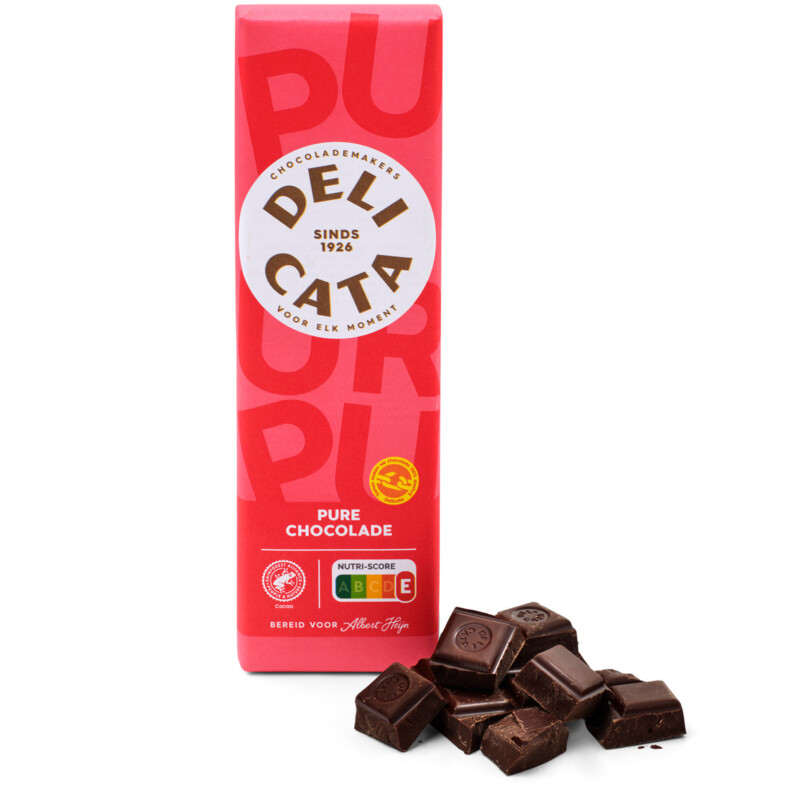Een afbeelding van Delicata Reep pure chocolade