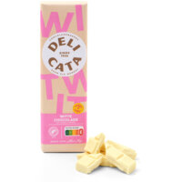 Een afbeelding van Delicata Reep witte chocolade met vanille aroma
