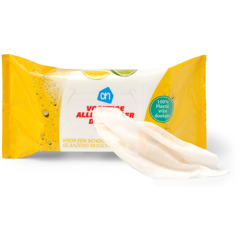 Een afbeelding van AH Vochtige allesreiniger doekjes citrus