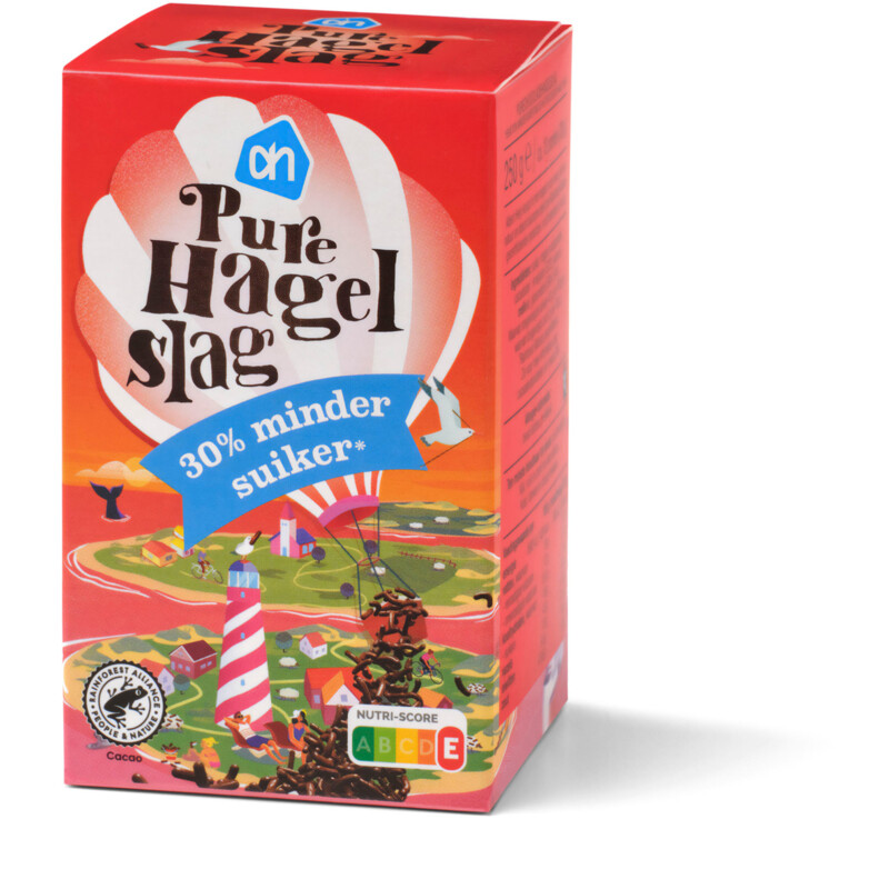 Een afbeelding van AH Hagelslag puur minder suiker