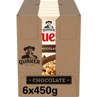 Een afbeelding van Quaker Cruesli chocolade doos