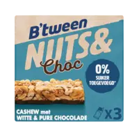 Hero B'tween nuts&choc cashew met chocolade