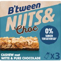 Een afbeelding van Hero B'tween nuts&choc cashew met chocolade