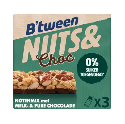 pdp-image-Hero B'tween nuts&choc notenmix met chocolade
