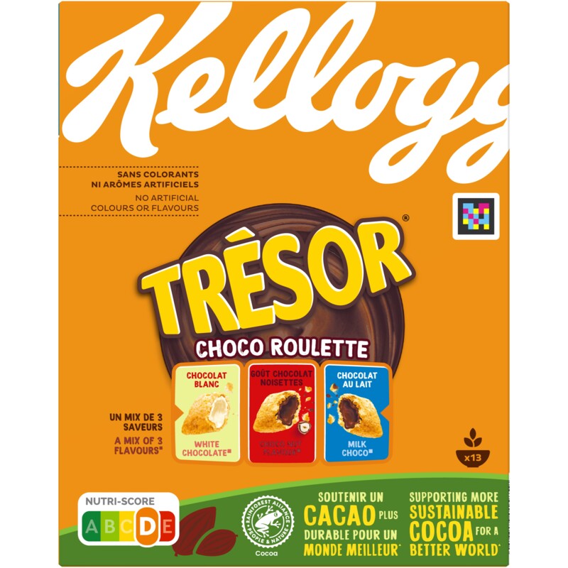 Een afbeelding van Kellogg's Tresor choco roulette