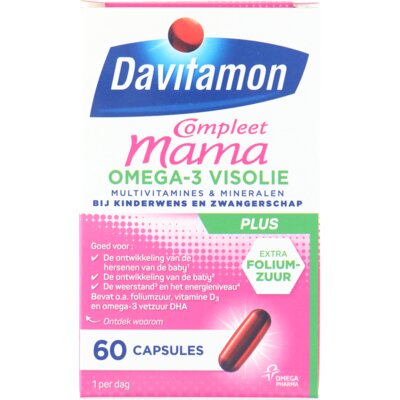 Davitamon Compleet Zwanger + Omega-3 Visolie Bestellen | Albert Heijn