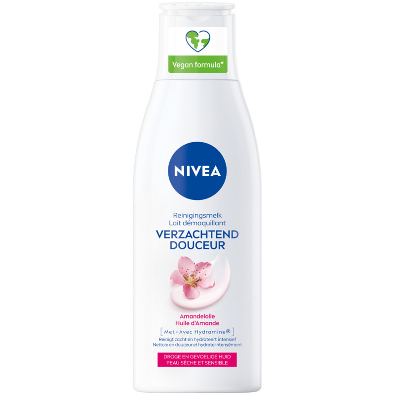 Een afbeelding van NIVEA Verzachtende reinigingsmelk amandelolie