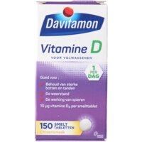 Een afbeelding van Davitamon Vitamine D smelttabletten citroen