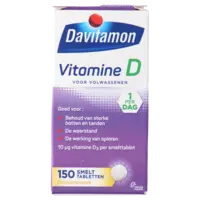 Davitamon Vitamine D smelttabletten citroen