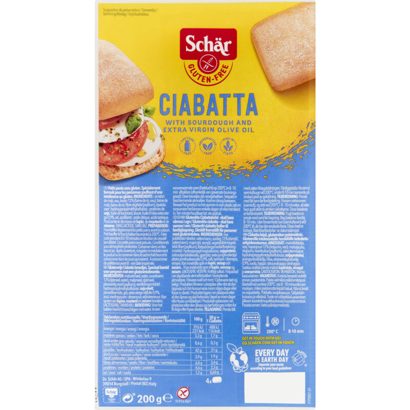 Een afbeelding van Schär Ciabatta glutenvrij