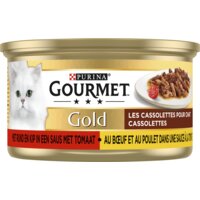 Een afbeelding van Gourmet Gold cassolettes met rund & kip