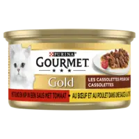 Gourmet Gold cassolettes met rund & kip