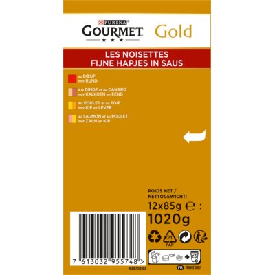 pdp-image-Gourmet Gold fijne hapjes met rund kalkoen zalm