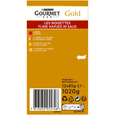 pdp-image-Gourmet Gold fijne hapjes met rund kalkoen zalm