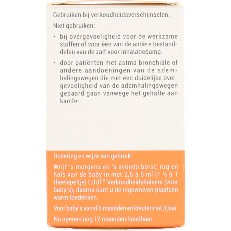 Een afbeelding van Luuf Verkoudheidsbalsem baby