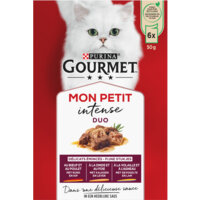 Een afbeelding van Gourmet Mon petit rund & kip in saus duo 6-pack