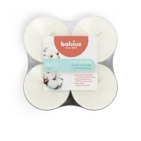 Bolsius True scents fresh cotton 8uurs