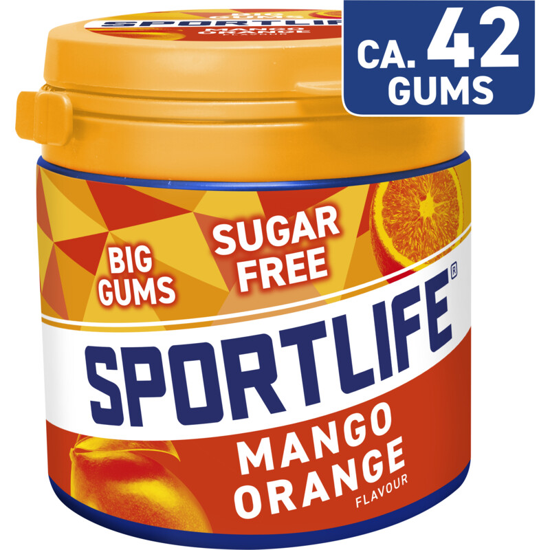 Een afbeelding van Sportlife Big gums mango orange