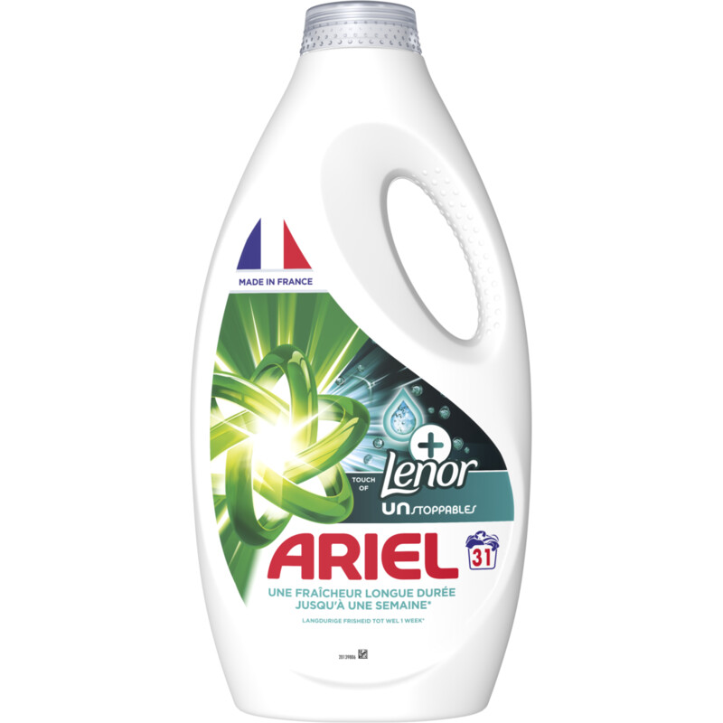 Een afbeelding van Ariel Vloeibaar+ touch of lenor wasmiddel