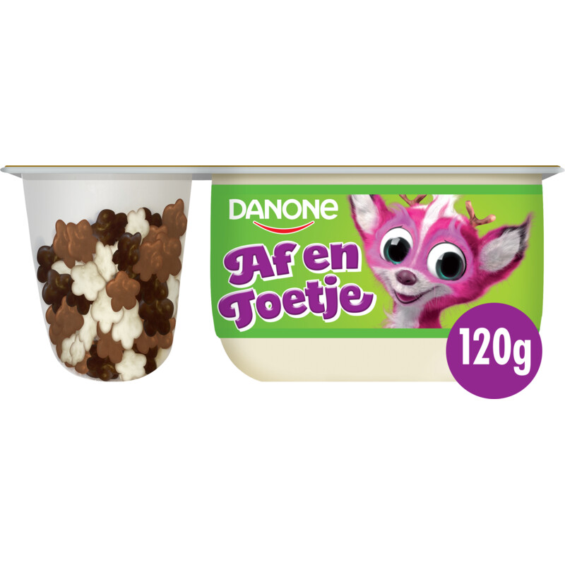 Een afbeelding van Danone Af en toetje vanilleyoghurt