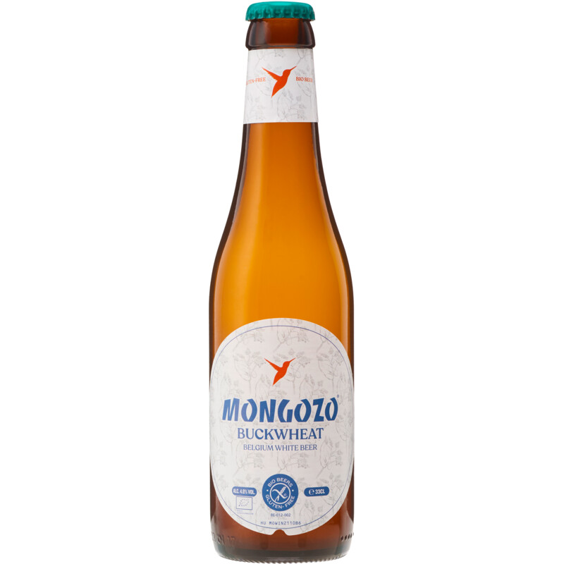 Een afbeelding van Mongozo Buckwheat white beer