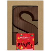 Een afbeelding van Bonvita Chocoladeletter S puur