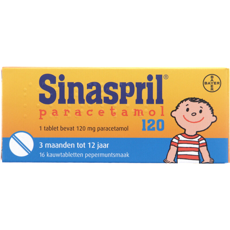 Een afbeelding van Sinaspril Paracetamol 120 mg