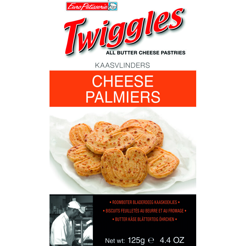 Een afbeelding van Euro Patisserie Twiggles kaasvlinders