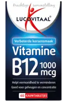 Lucovitaal Vitamine B12 1000mcg kauwtabletjes