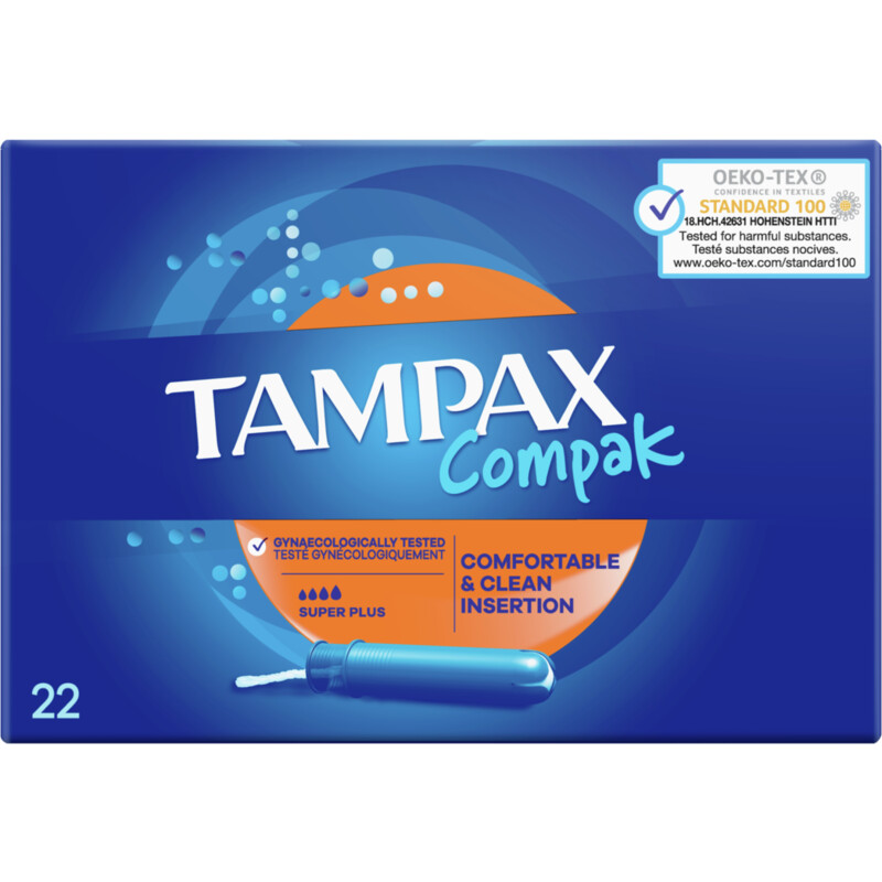 Een afbeelding van Tampax Compak super plus bel