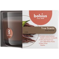 Een afbeelding van Bolsius True scents geurkaars klein oud wood