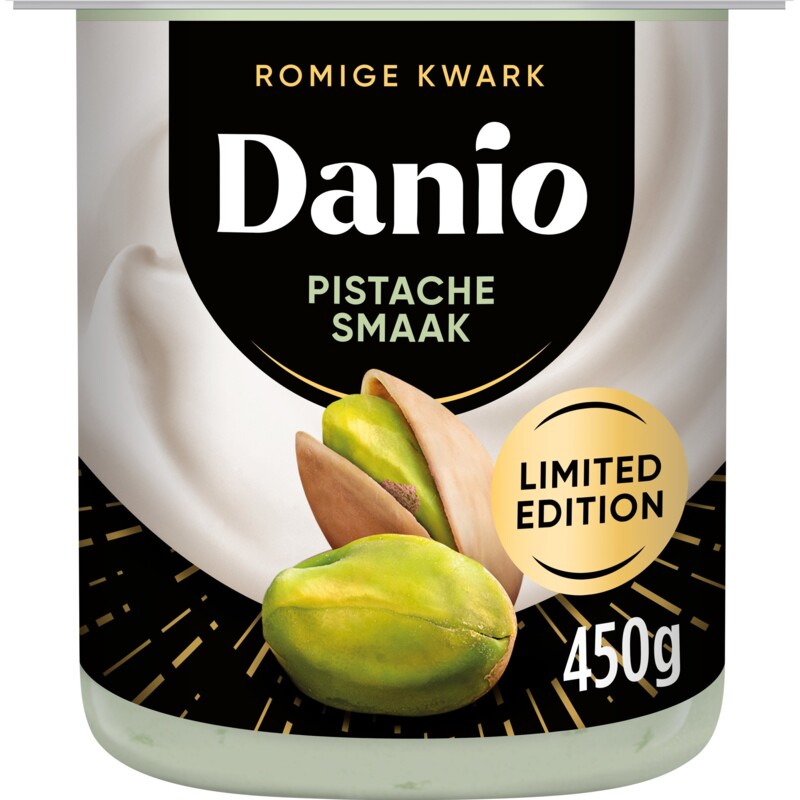 Een afbeelding van Danio Romige kwark pistachesmaak