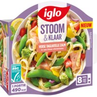 Een afbeelding van Iglo Stoom & klaar verse tagliatelle zalm
