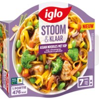 Een afbeelding van Iglo Stoom & klaar Asian noodles met kip