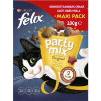 Een afbeelding van Felix Party mix original kattensnack maxi