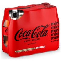 Een afbeelding van Coca-Cola Zero pet 8x25cl BEL
